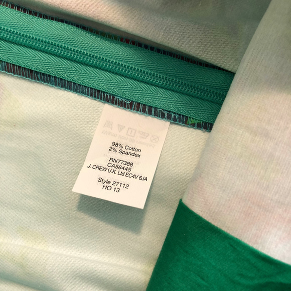 J. Crew Printed Cotton Sateen Mini Skirt - Picture 6 of 8